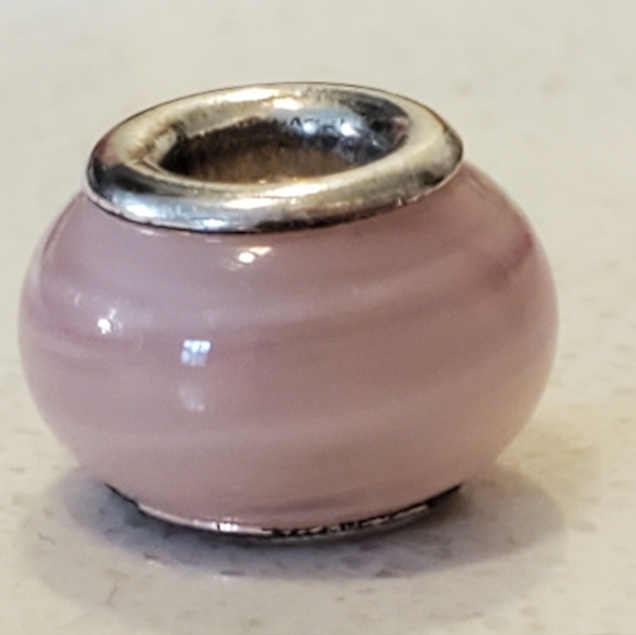Pandora Style Murano Pale Pink Charm - Picture 5 of 5